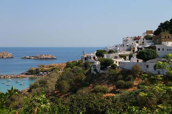 Die Bucht von Lindos